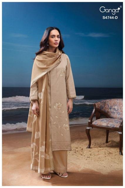 Ganga bivana 4744 cotton dress material wholesale in dubai